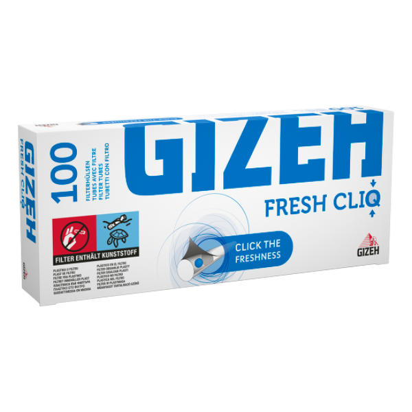 GIZEH Hülsen Fresh Cliq 5 x 100 Stück GIZEH Hülsen Fresh Cliq 5 x 100 Stück